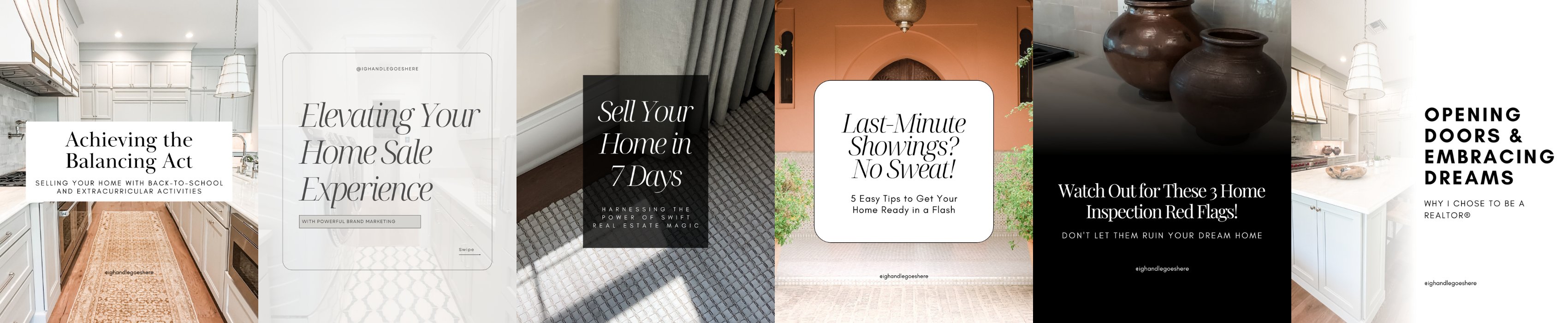 Sample ready-made content for real estate agents